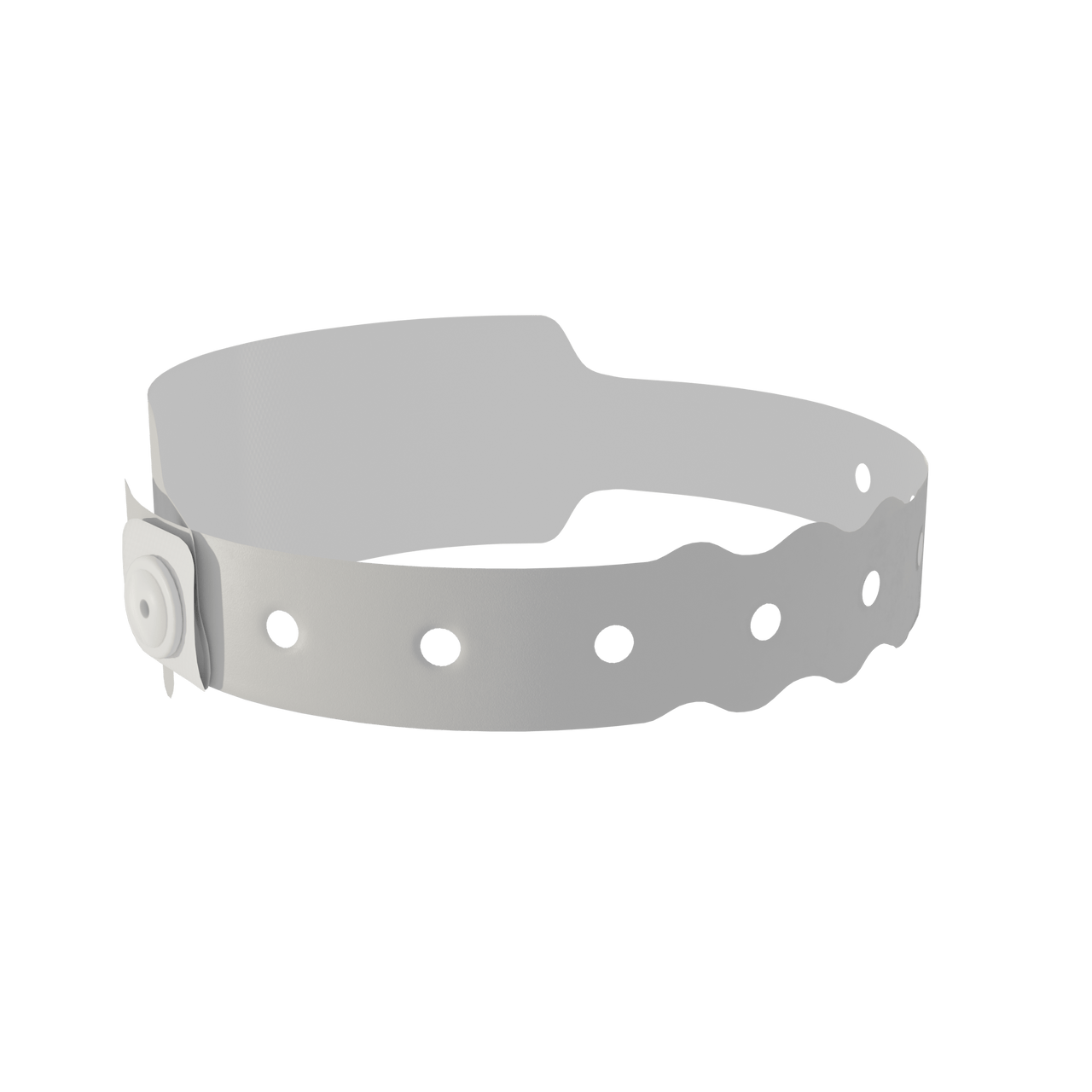 A Soft Comfort Wide Face Snapped Solid Red wristband