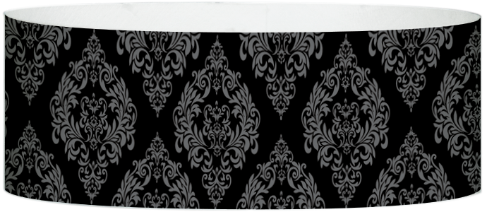 Tyvek® Damask Pattern Wristbands
