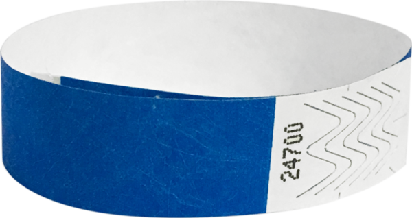 Tyvek Solid Colour Wristbands