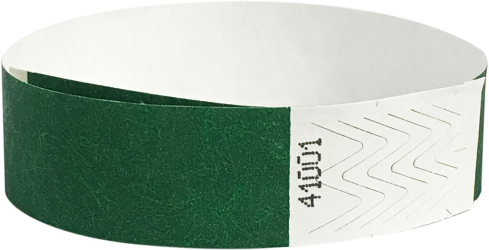 Tyvek Solid Colour Wristbands