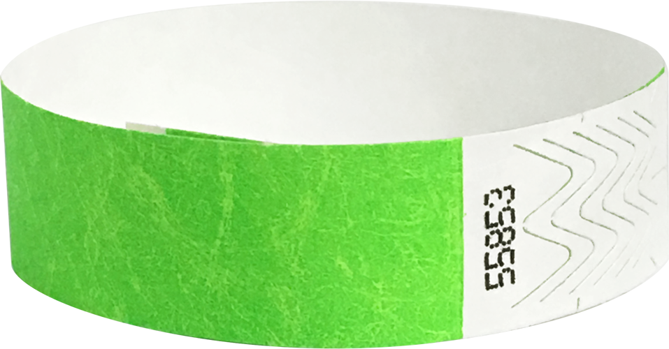 Tyvek Solid Colour Wristbands
