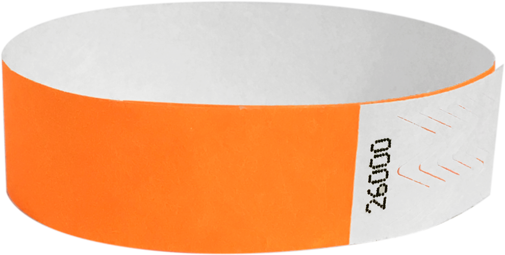 Tyvek Solid Colour Wristbands