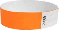 Thumbnail for Tyvek Solid Colour Wristbands