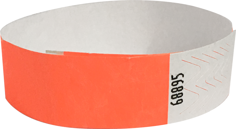 Tyvek Solid Colour Wristbands