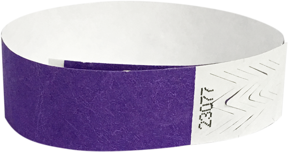 Tyvek Solid Colour Wristbands