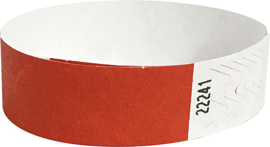 Tyvek Solid Colour Wristbands