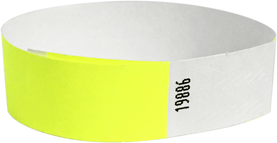 Tyvek Solid Colour Wristbands