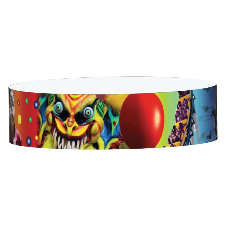 Tyvek Amusement Pattern Wristbands