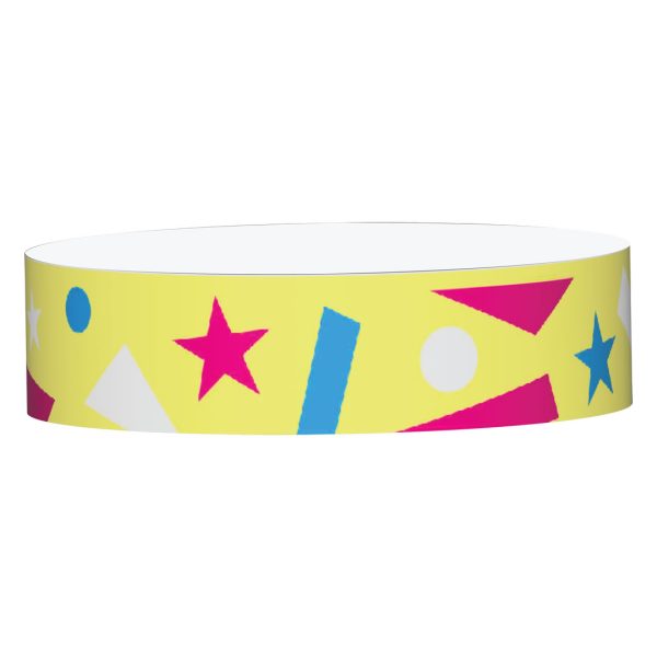 Tyvek Confetti Pattern Wristbands