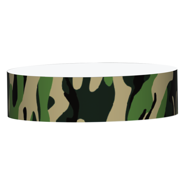 Tyvek Camouflage Pattern Wristbands