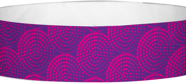 Tyvek Fireworks Pattern Wristbands