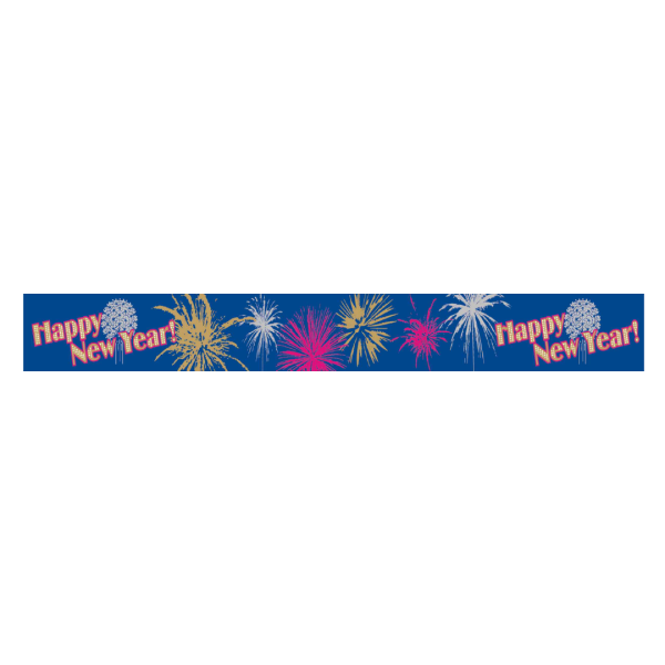 Tyvek New Years Blue Wristbands