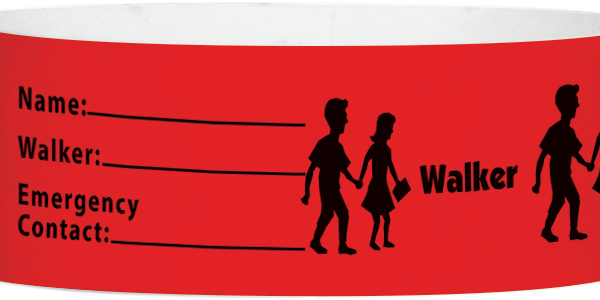 Tyvek Walker Pattern Wristbands