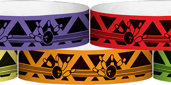 Tyvek Strike Pattern Wristbands