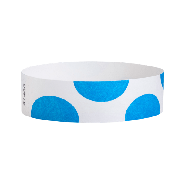 Tyvek® Half Circles Pattern Wristbands