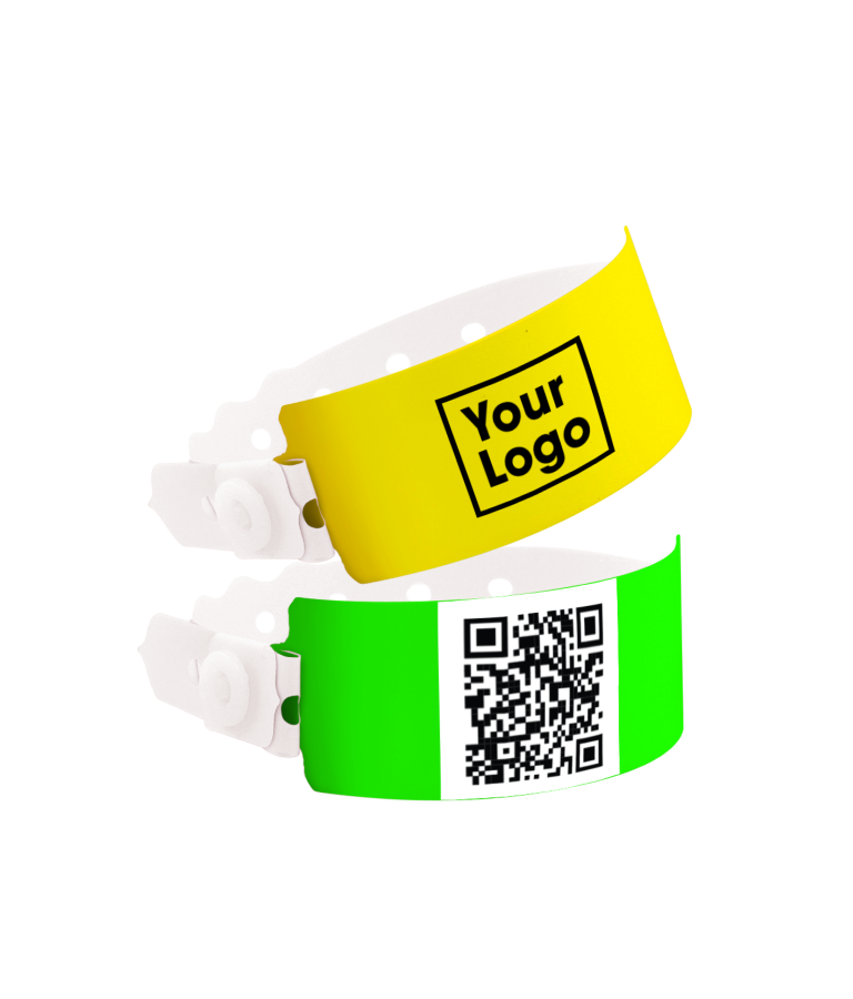 Customized Plastic Wide-Face Wristbands