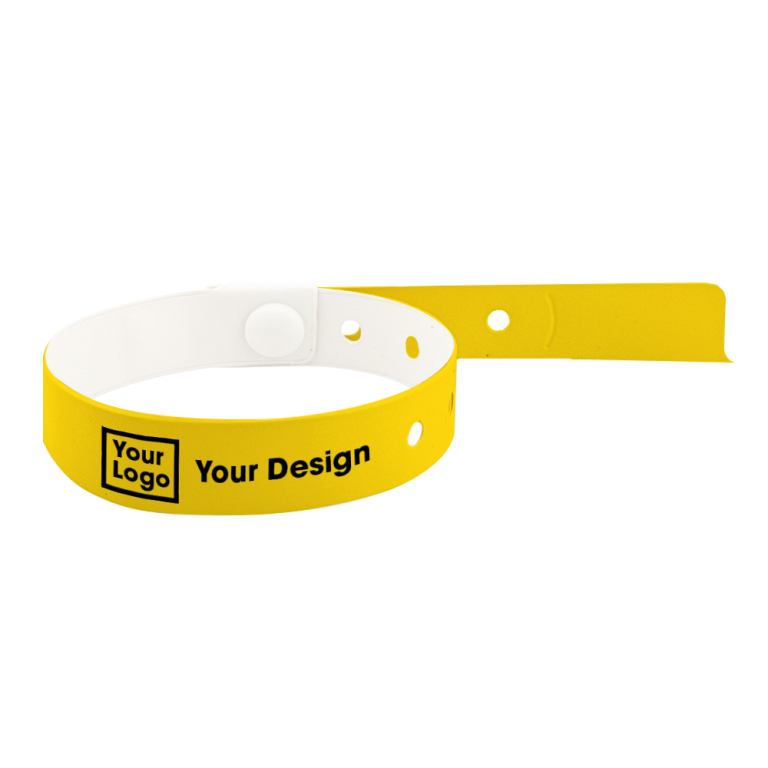 Customized Plastic Stubs Wristbands
